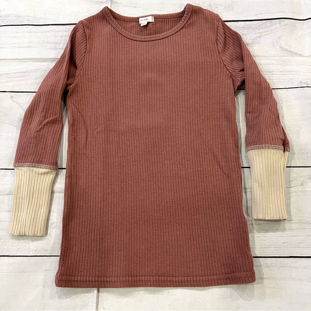 Lil Legs Ribbed Pajama Set - Picture 2 of 8